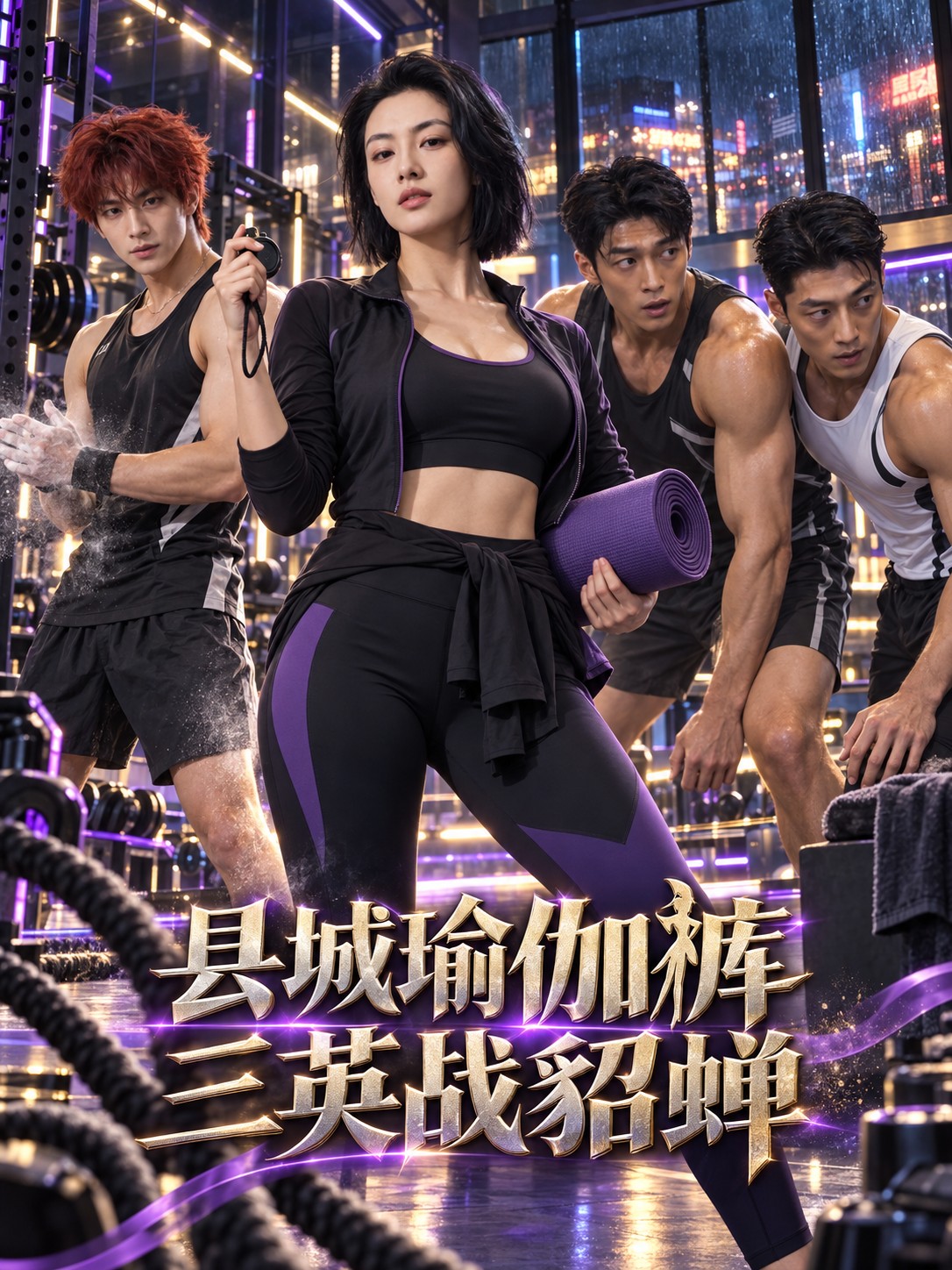 县城瑜伽裤 三英战貂蝉